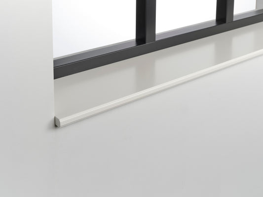 MDF vensterbank Macrinus met twee kleine rondingen, elegante verfijnde uitstraling