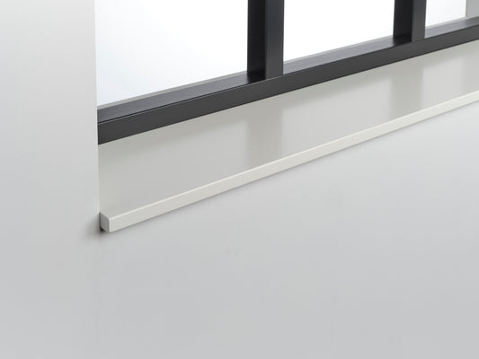 MDF vensterbank Quirinus met klein schuin kantje, vochtwerend V313 materiaal