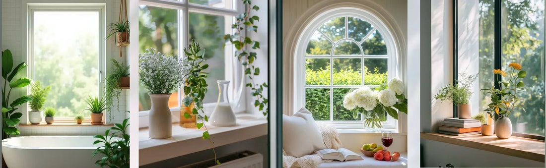 5 Creatieve Vensterbank Ideeën voor 2024: Van Planten tot LED Verlichting