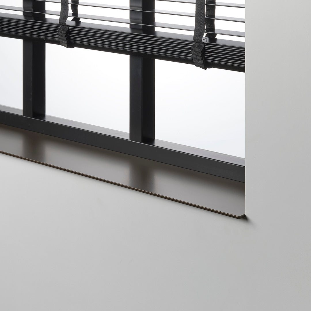 Aluminium vensterbank anodic brown, warme bruine geanodiseerde afwerking