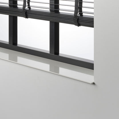 Aluminium vensterbank wit gepoedercoat, onderhoudsvrij en moderne uitstraling