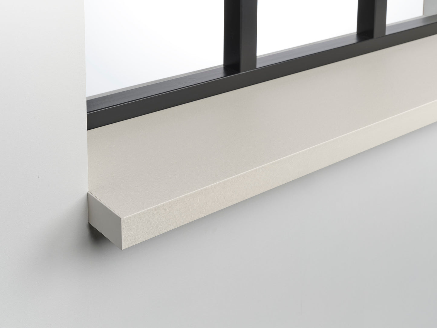 Novaboard Stone vensterbank crème, warme steen textuur composiet