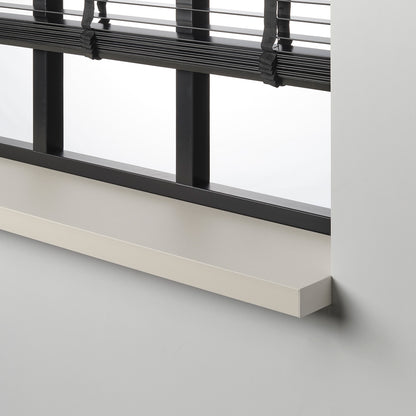 Novaboard Stone vensterbank crème, warme steen textuur composiet
