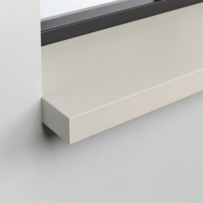 Novaboard Stone vensterbank crème, warme steen textuur composiet