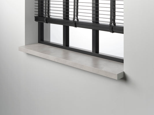 Novaboard Stone vensterbank opaalgrijs, elegante moderne steen textuur