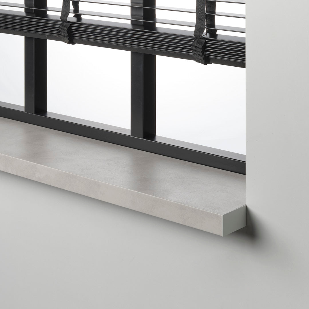 Novaboard Stone vensterbank opaalgrijs, elegante moderne steen textuur