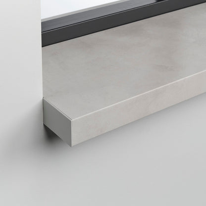 Novaboard Stone vensterbank opaalgrijs, elegante moderne steen textuur