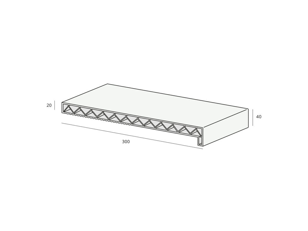 Novaboard Stone vensterbank opaalgrijs, elegante moderne steen textuur