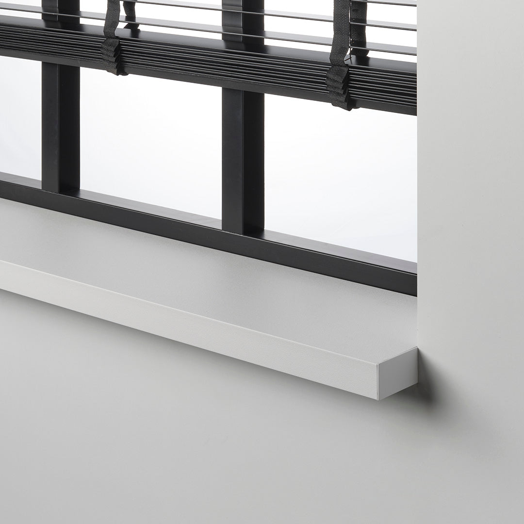 Novaboard Stone vensterbank wit, natuurlijke steen textuur met composiet voordelen
