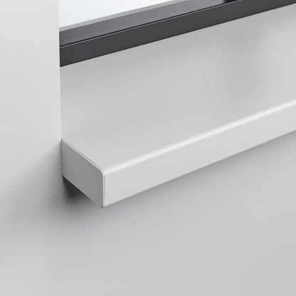 Novaboard vensterbank wit RAL 9016, onderhoudsvrij composiet materiaal