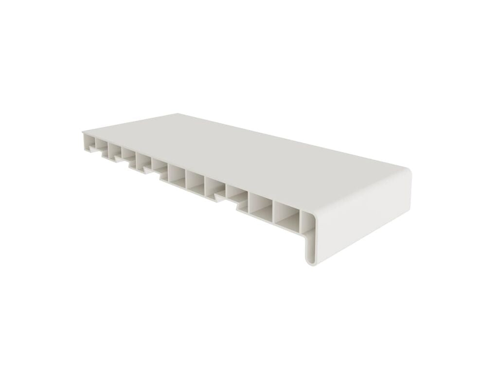 Novaboard vensterbank wit RAL 9016, onderhoudsvrij composiet materiaal