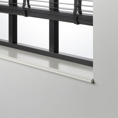 MDF vensterbank Fides met grote ronding en kleine holling, sophisticated design