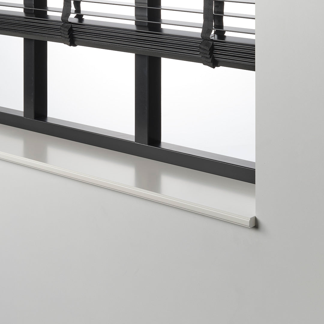 MDF vensterbank Macrinus met twee kleine rondingen, elegante verfijnde uitstraling